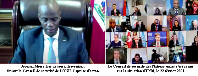 Jovenel Moise est intervenu au Conseil de sécurité des Nations unies
